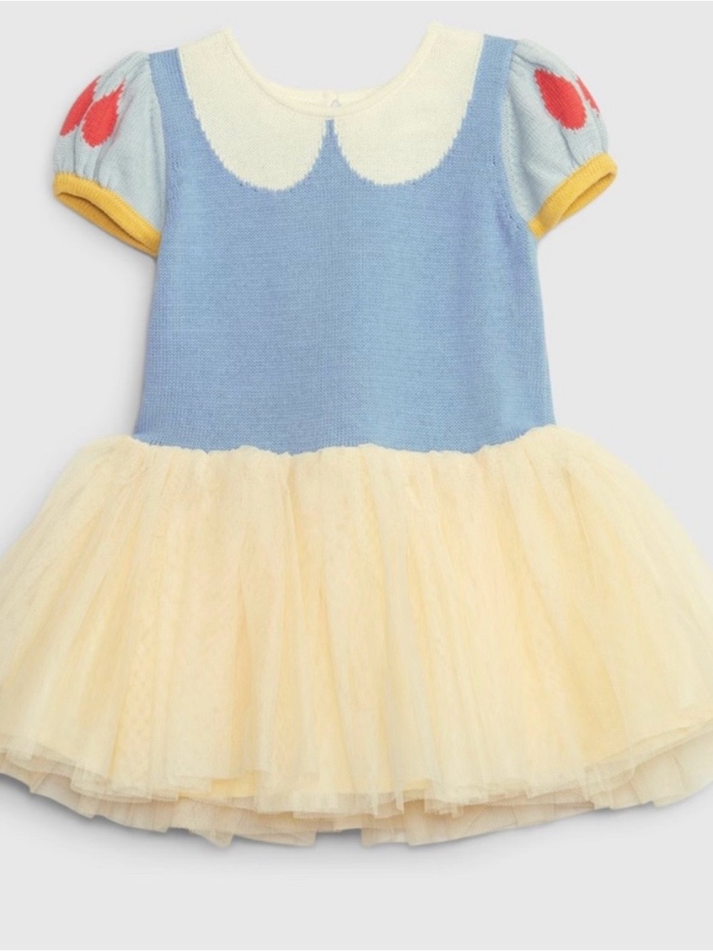 Gap x Disney Toddler Girl Snow White Knit Tulle Dress 2T